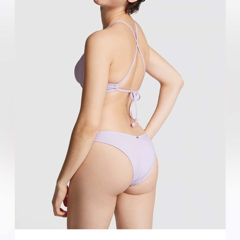 Victorias Secret Bikini Bottom Size XXL US 20 NEW Purple Beach Vacation Swimwear